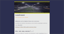 Desktop Screenshot of lesetresen.de