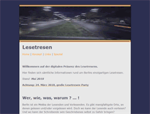 Tablet Screenshot of lesetresen.de